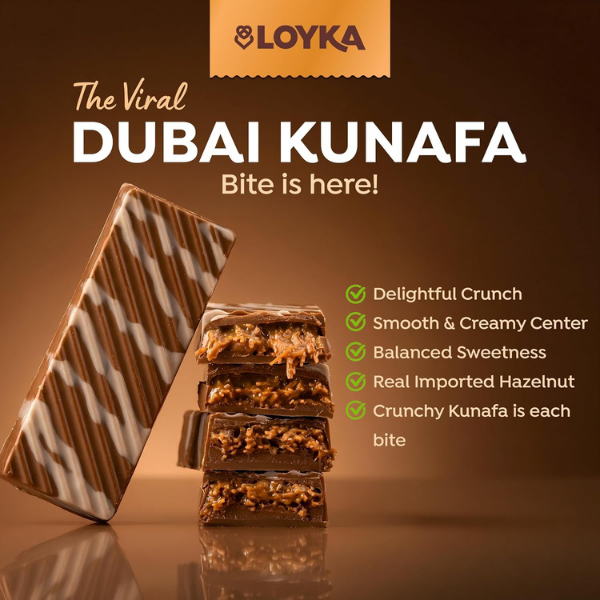 Loyka Hazelnut Kunafa