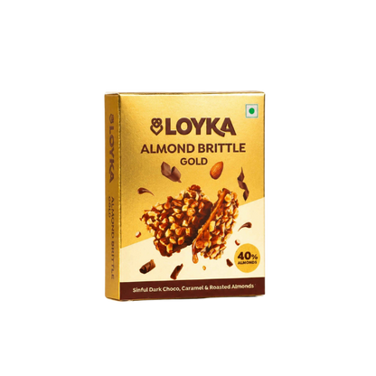 Loyka Almond Brittle Gold