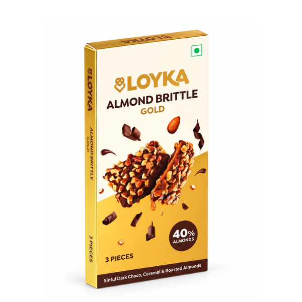 Loyka Almond Brittle Gold
