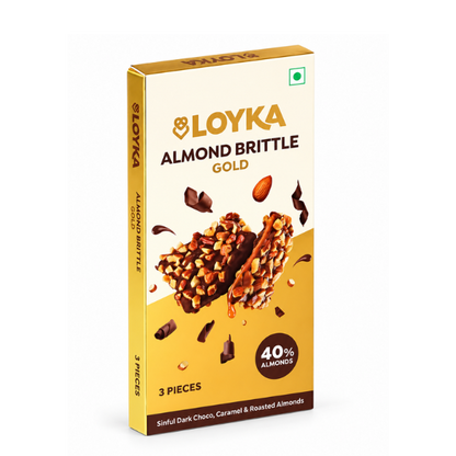 Loyka Almond Brittle Gold