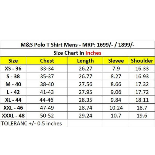 Marks & Spencer Polo T-Shirt with Tipping