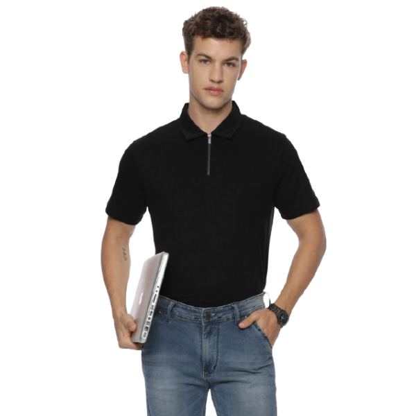Monte Carlo Zipper Polo T-Shirt