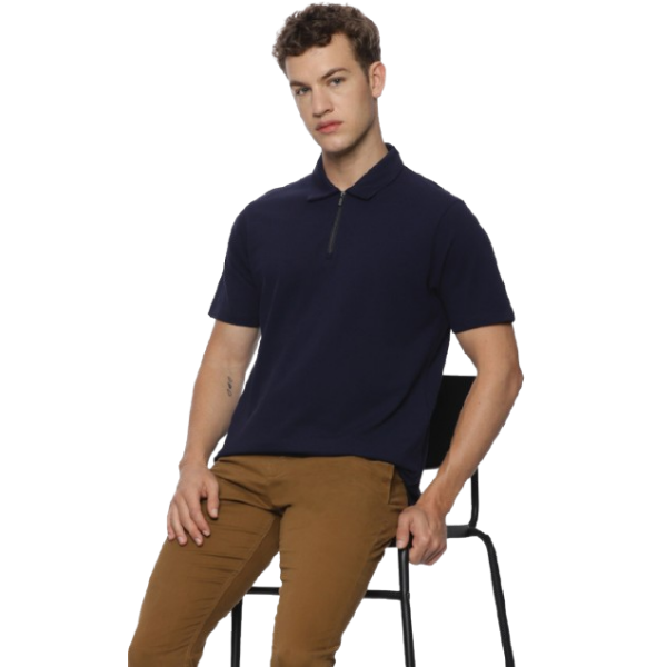 Monte Carlo Zipper Polo T-Shirt