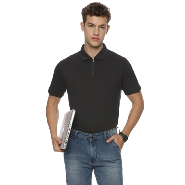 Monte Carlo Zipper Polo T-Shirt