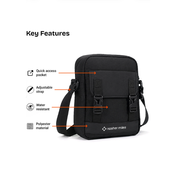 Nasher Miles Noir Sling Bag
