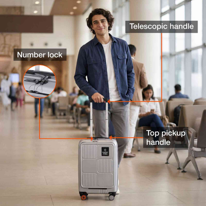 Nasher Miles Perth With Laptop Compartment Trolley