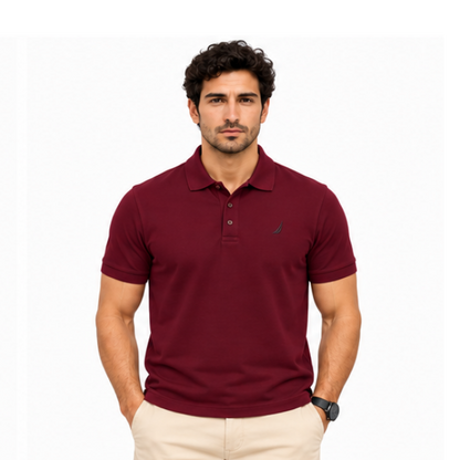 Nautica Polo Neck T-Shirt