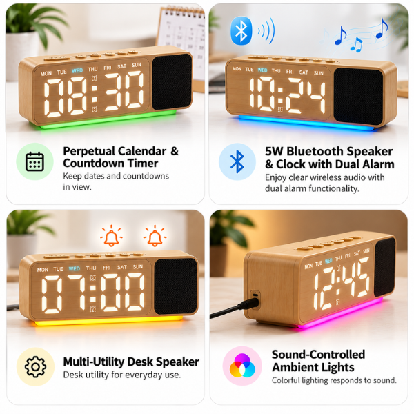 Nexus Clock with Speaker