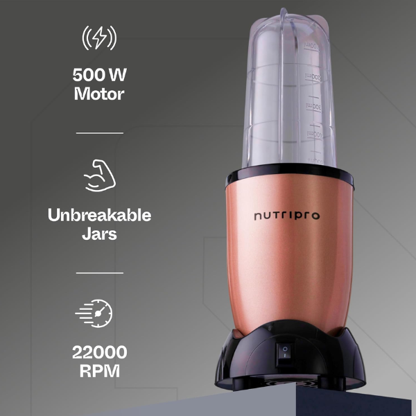 NutriPro Blender With 2 Jars & 1 Blade