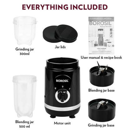 Borosil Nutrifresh Blender Grinder and Mincer