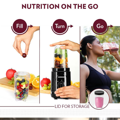 Borosil Nutrifresh Blender Grinder and Mincer