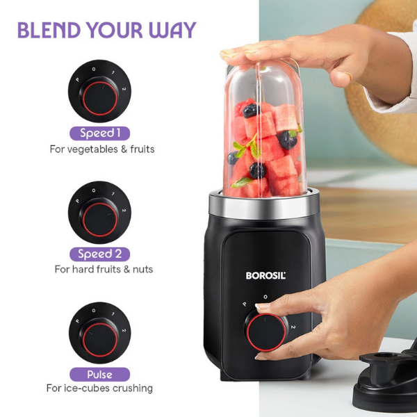 Borosil Nutrifresh Smoothie Maker & Grinder