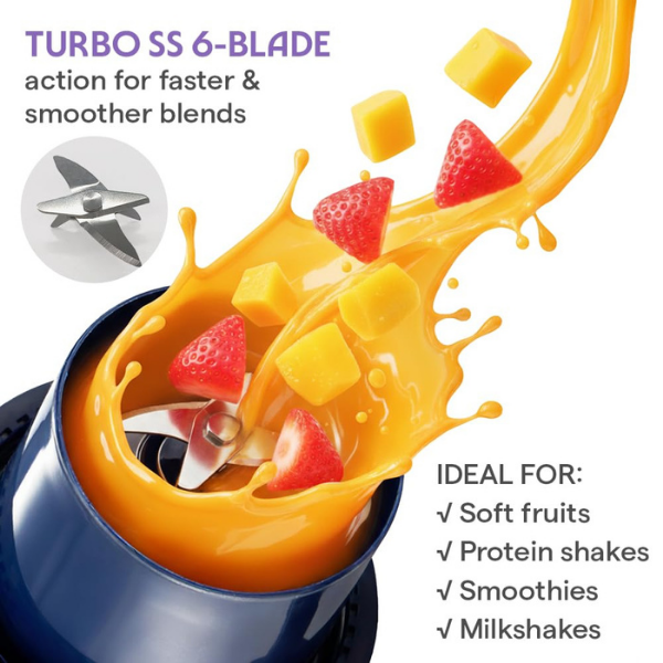 Borosil Nutrigrip Portable Blender