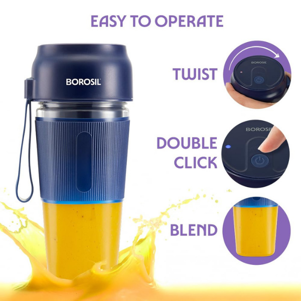 Borosil Nutrigrip Portable Blender