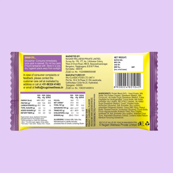 Nuvie Protein Bar