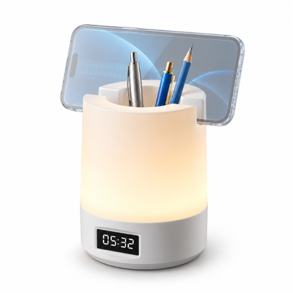 Nyx Table Lamp with Clock