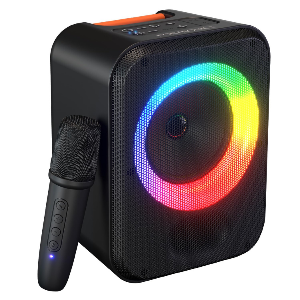 Portronics Apollo 30 Bluetooth Speaker With Wireless Karaoke Mic