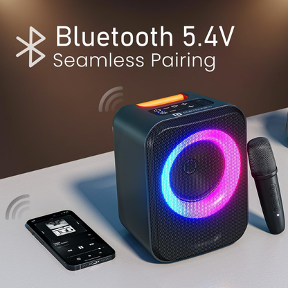 Portronics Apollo 30 Bluetooth Speaker With Wireless Karaoke Mic