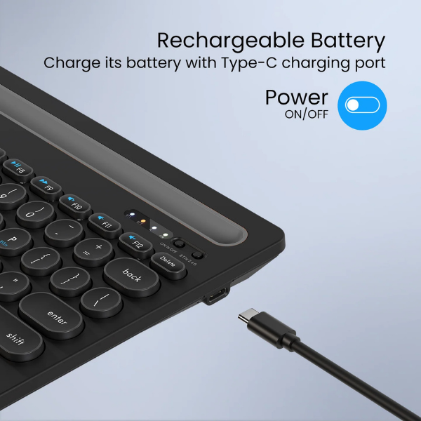 Portronics Bubble Dock Wireless Keyboard