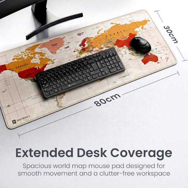 Portronics Comfipad Atlas Mouse Pad