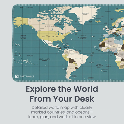 Portronics Comfipad Atlas Mouse Pad