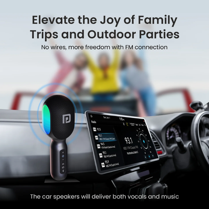 Portronics Dash 2 Wireless Karaoke Mic With Speaker