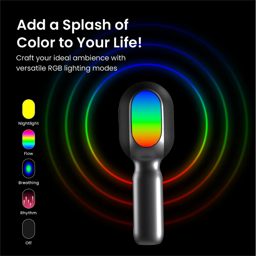 Portronics Dash 2 Wireless Karaoke Mic With Speaker