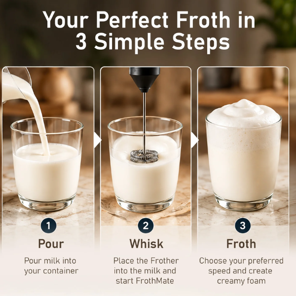 Portronics Frothmate Rechargable Milk Frother