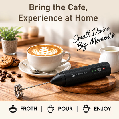 Portronics Frothmate Rechargable Milk Frother