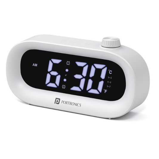 Portronics Glowtime Multi Function LED Digital Desk Clock