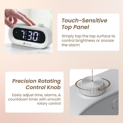 Portronics Glowtime Multi Function LED Digital Desk Clock