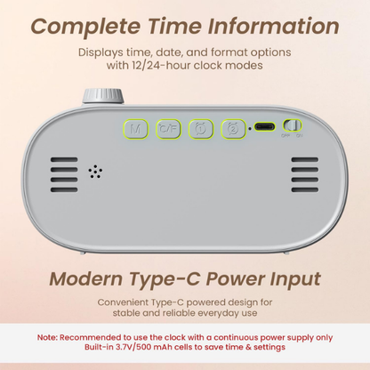 Portronics Glowtime Multi Function LED Digital Desk Clock