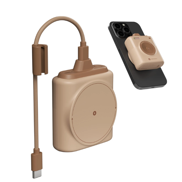 Portronics Moji 10 magnetic Mini Wireless Powerbank