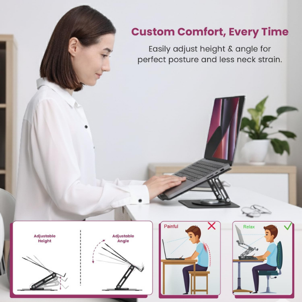 Portronics My Buddy K9 Lite Laptop Stand