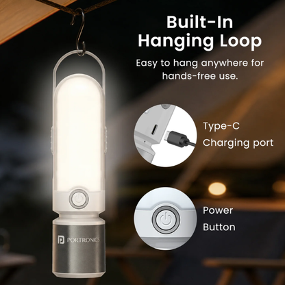 Portronics Luma LED Lamp With Torch