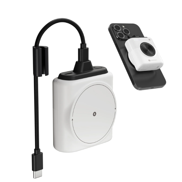Portronics Moji 10 magnetic Mini Wireless Powerbank