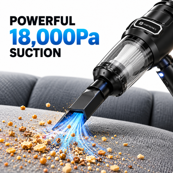 Portronics Mopcop Pro - Vaccum Cleaner, Blower and Mop Ready