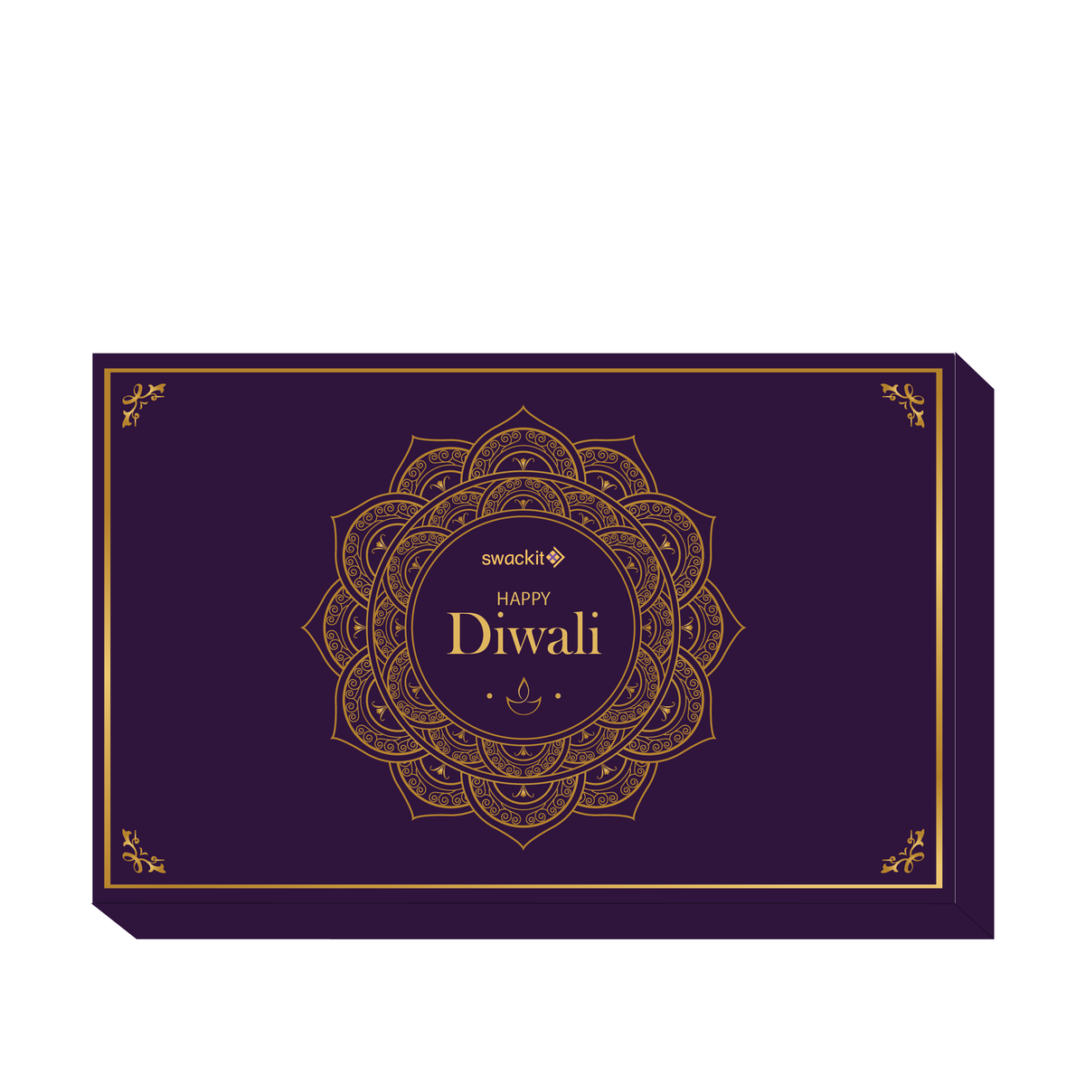 Diwali Top & Bottom Box - Medium