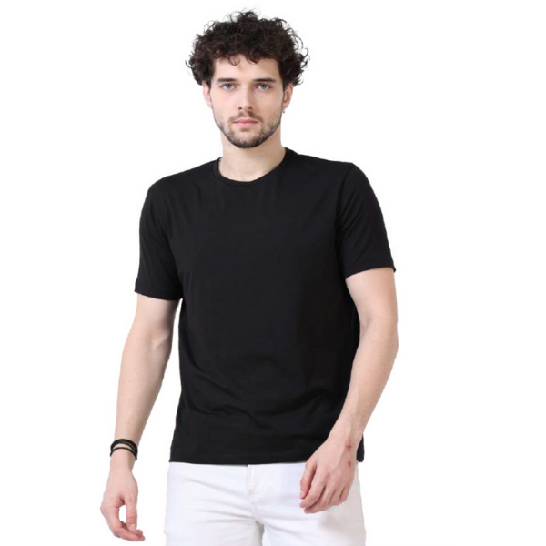 Rare Rabbit Signature Round Neck T-Shirt