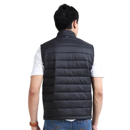 Rare Rabbit Signature Sleeveless Bomber Jacket