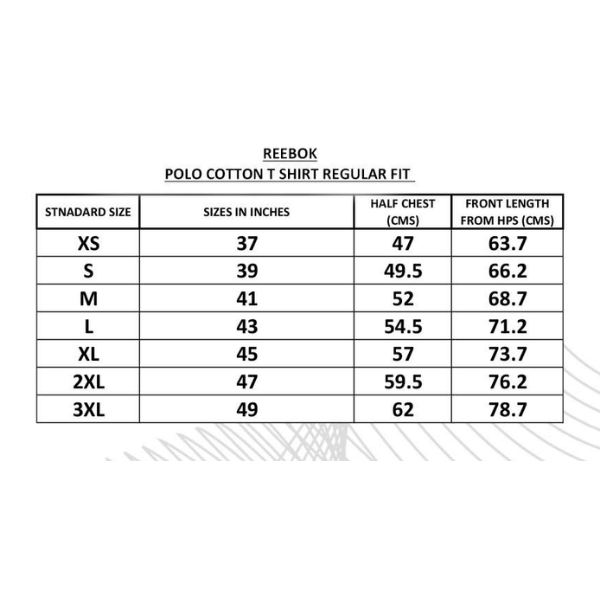 Reebok Polo T-Shirt PC