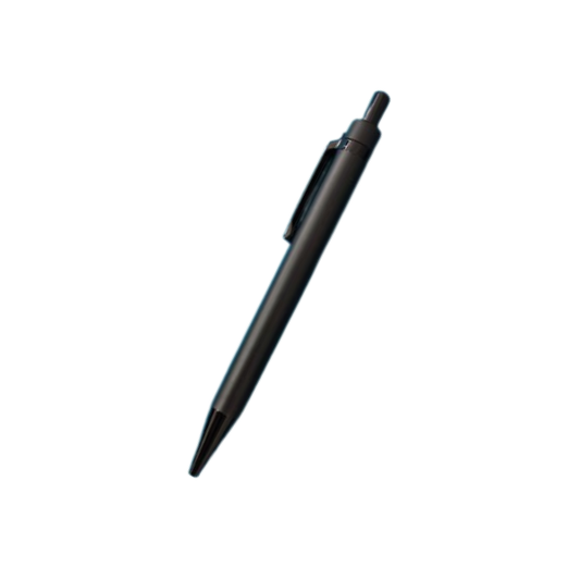 Round Black Pen