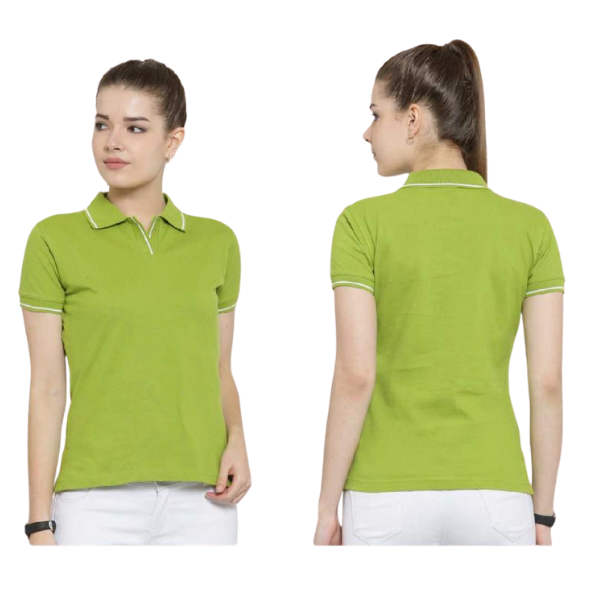 Scott Organic Polo with Tipping T-Shirt