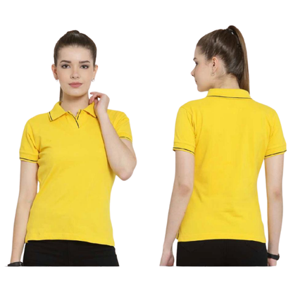 Scott Organic Polo with Tipping T-Shirt