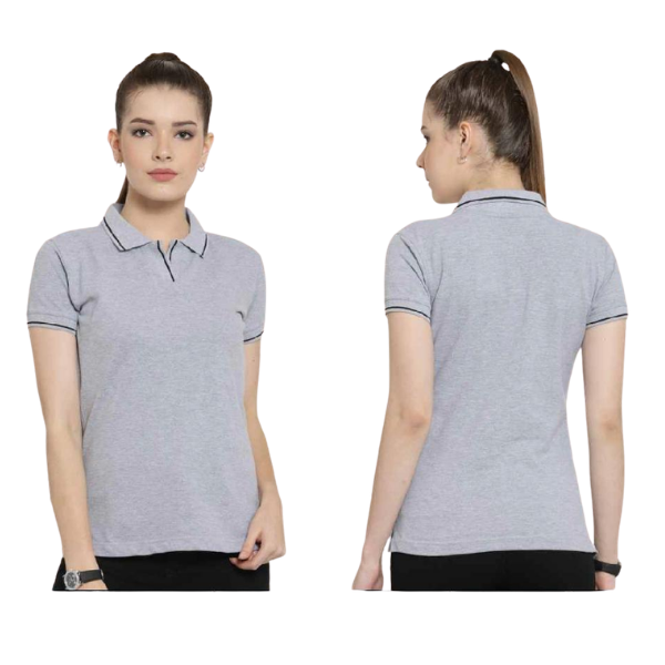 Scott Organic Polo with Tipping T-Shirt