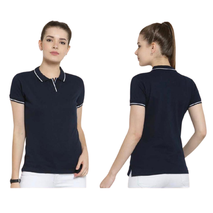 Scott Organic Polo with Tipping T-Shirt