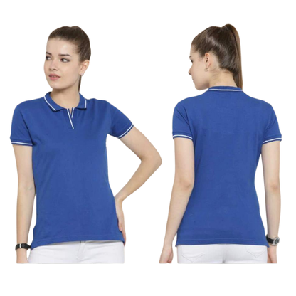 Scott Organic Polo with Tipping T-Shirt