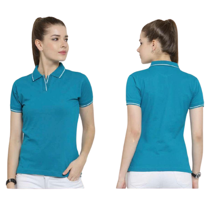 Scott Organic Polo T-Shirt with Tipping