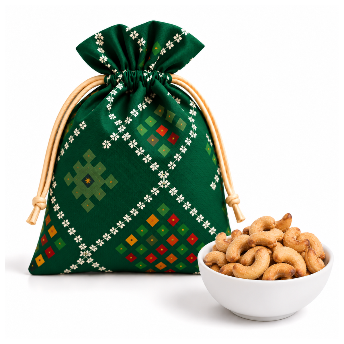 Salted Cashews In Potli