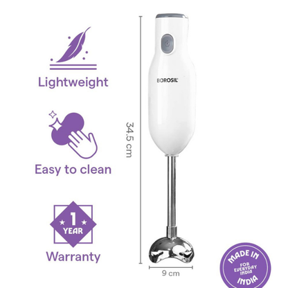 Borosil Smart Blend Hand Blender 250W